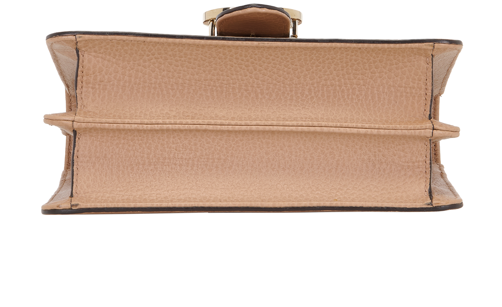 Small Interlocking G Shoulder Bag, &pound;520, Handbags, Beige, Leather, Top view